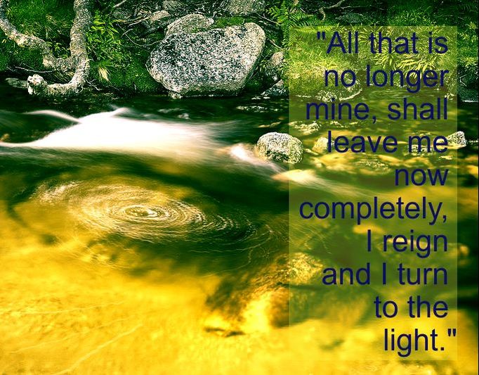 Mountain river wit swirl - Affirmation: 