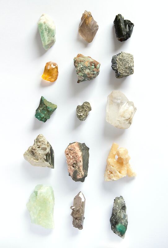 Collection of Gemstones and Crystals for Spiritual Healings